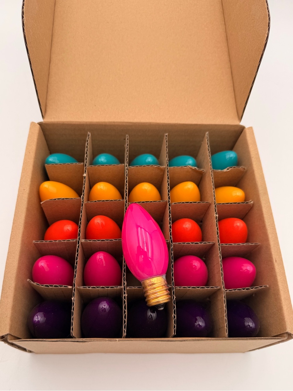 Colorful  C9 Bulb Set - Multicolor Holiday Lights